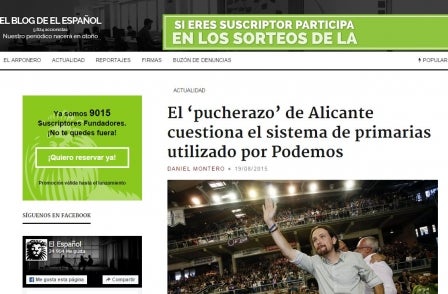 Former El Mundo editor to launch online paper in fight for press freedom in Spain